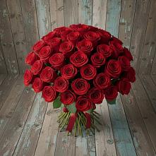 Букет 55 Красных роз Фридом #REPLACE_PRED# Нерехте