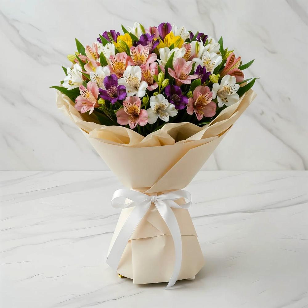 Букет цветов из: Альстромерии в Нерехте