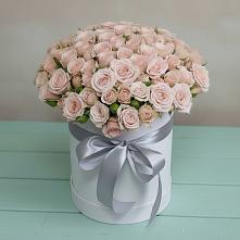 Цветочная композиция из Розы в шляпной коробке #REPLACE_PRED# Нерехте