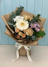 Букет цветов из:  Герберы и Хризантемы в Нерехте