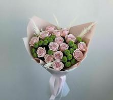 Букет цветов из:  Розы и Хризантемы в Нерехте